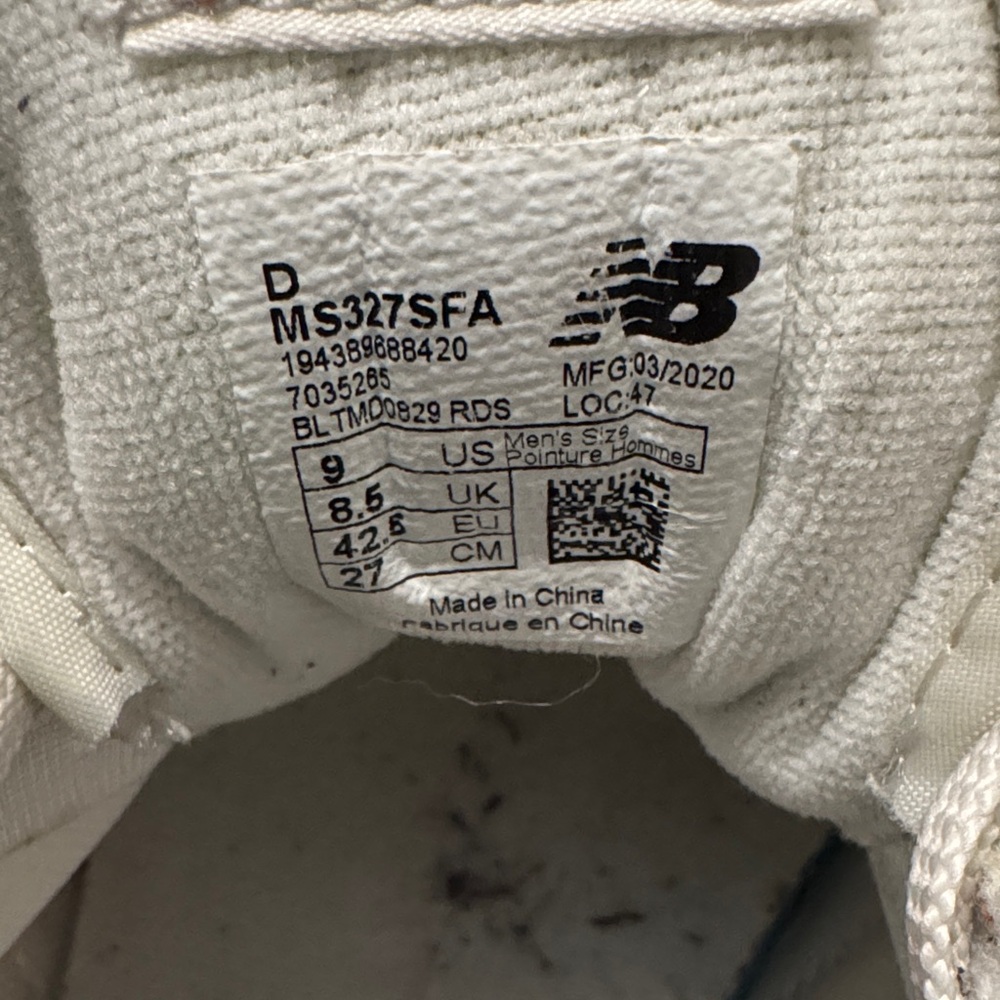 New Balance White Athletic Sneakers - Picture 2 of 5